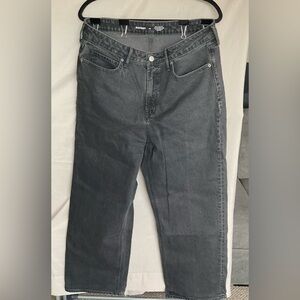 Wide Leg Black Jeans